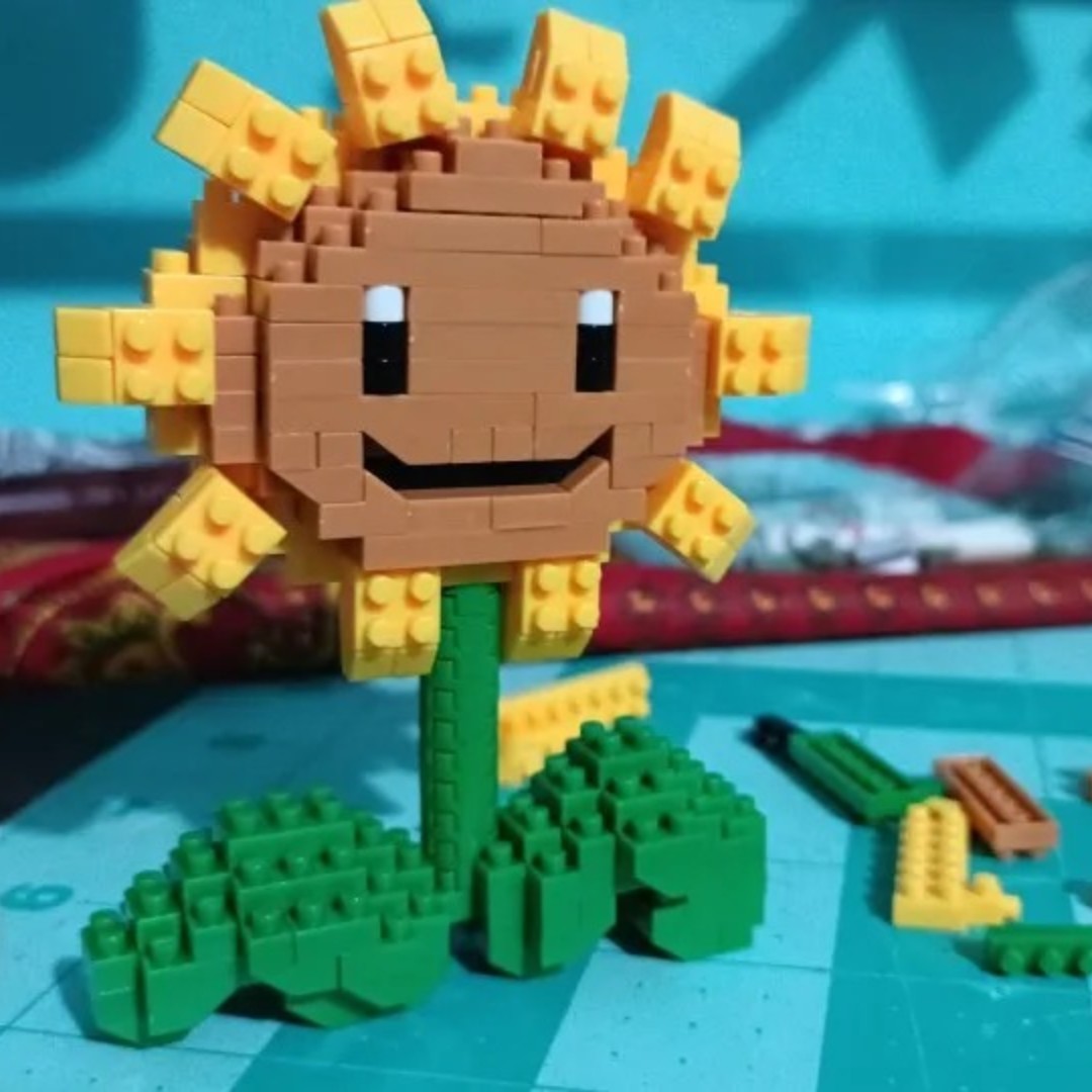 Kids Zombie Toys - Piante VS Zombies Blocchi Piccolo Cartone