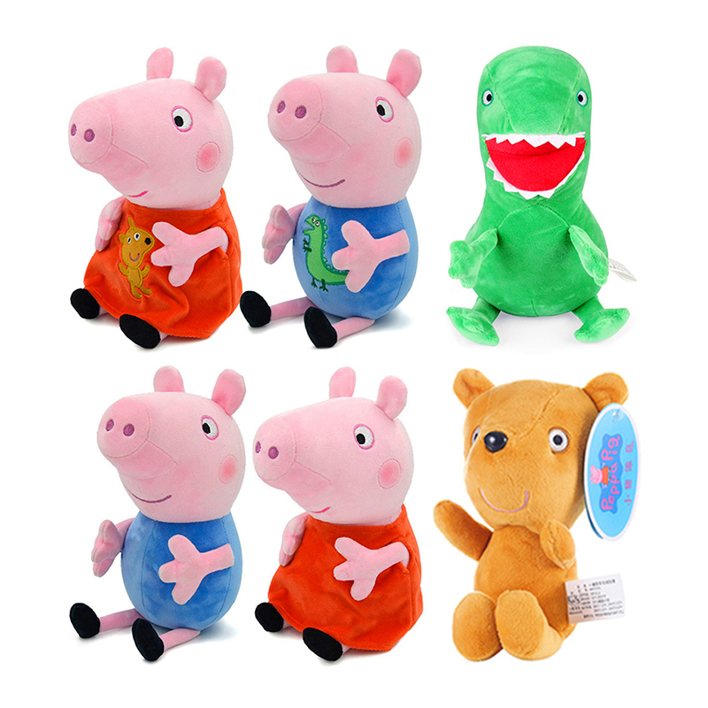 Dinosaur Figurine Set - Genuino 19 cm Peppa Pig giocattoli