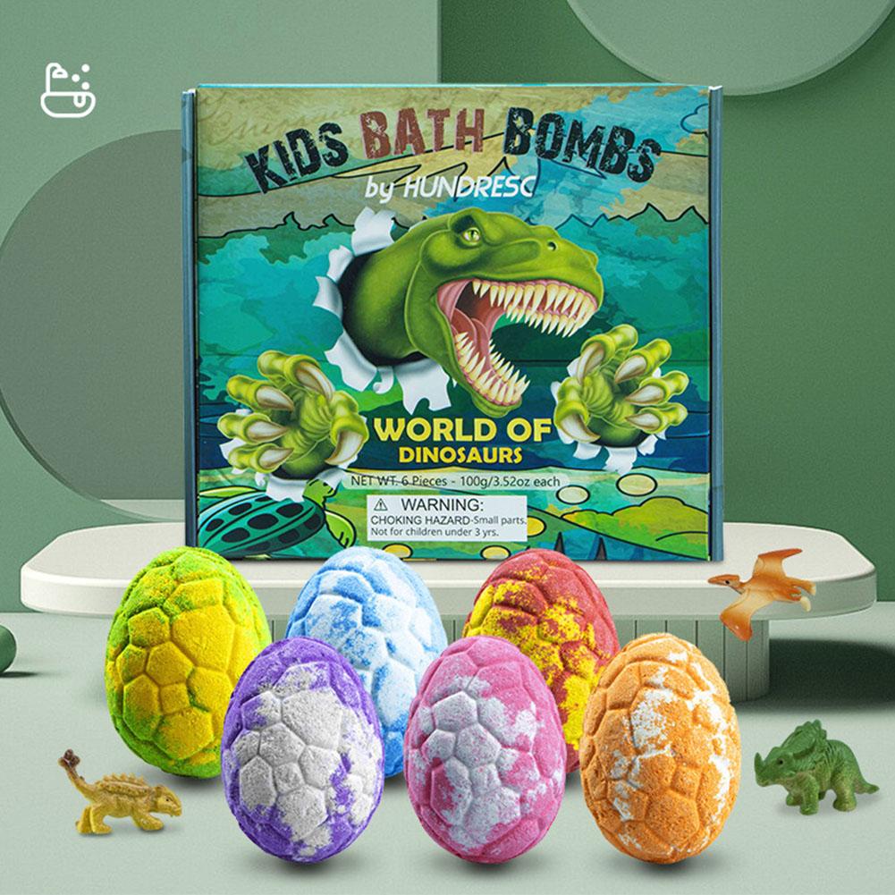 Dinosaur Figurine Set - Set di 6 Bombe da Bagno