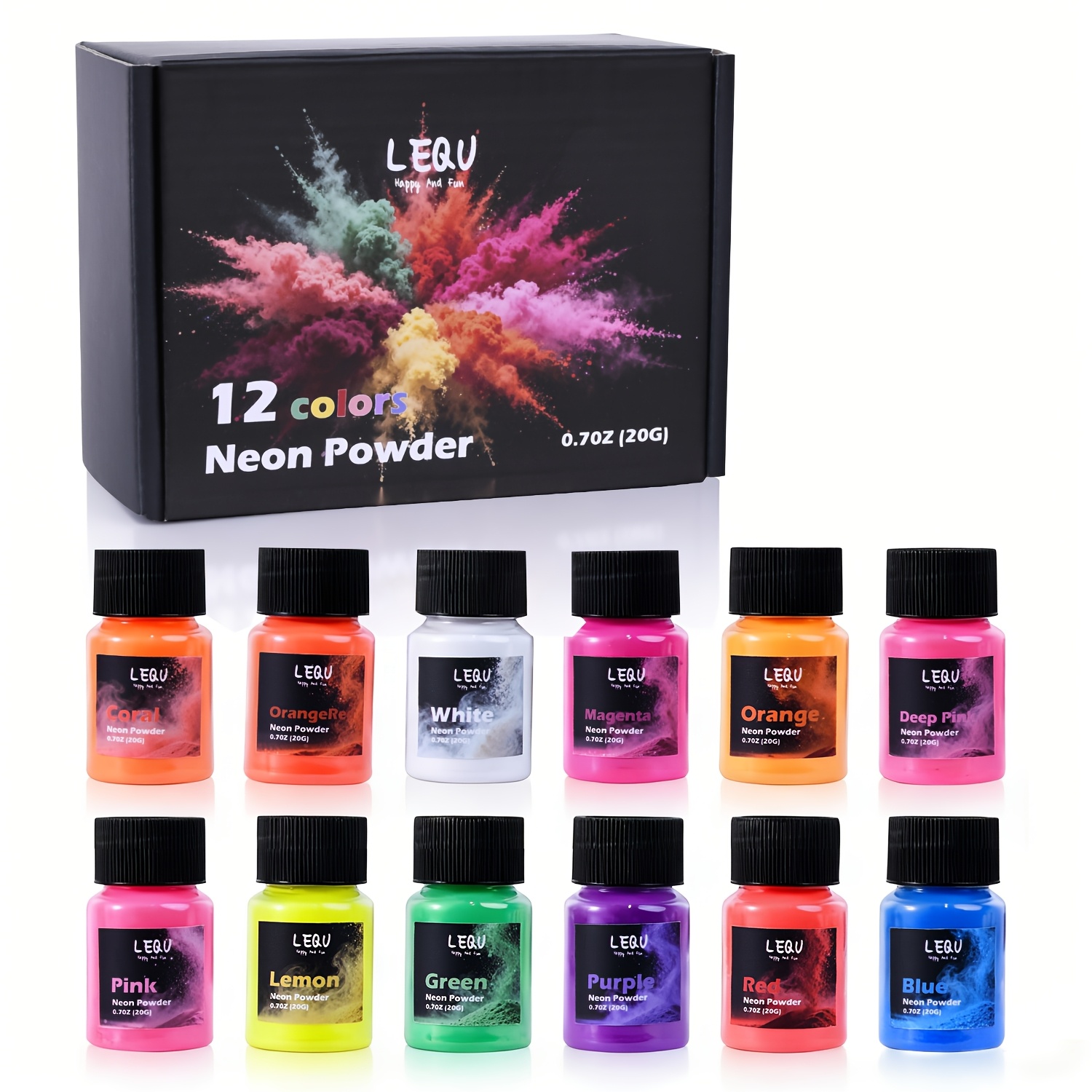 Slime Making Kit - LEQU Pigmento in polvere fluorescente al