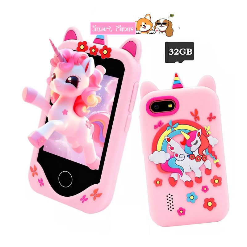 Kids Toys Smartphone - Fotocamera per bambini con touchscreen da