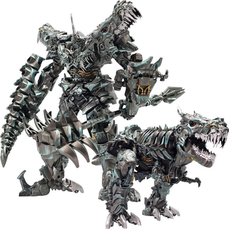 Dinosaur Figurine Set - BAIWEI Grimlock Trasformabile 23CM TW-1034 Dinobot