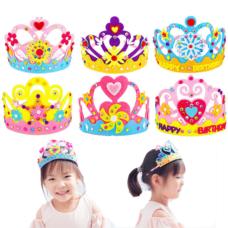 Kid Toys And Craft - Artigianato fai-da-te Giocattolo Corona Carta creativa