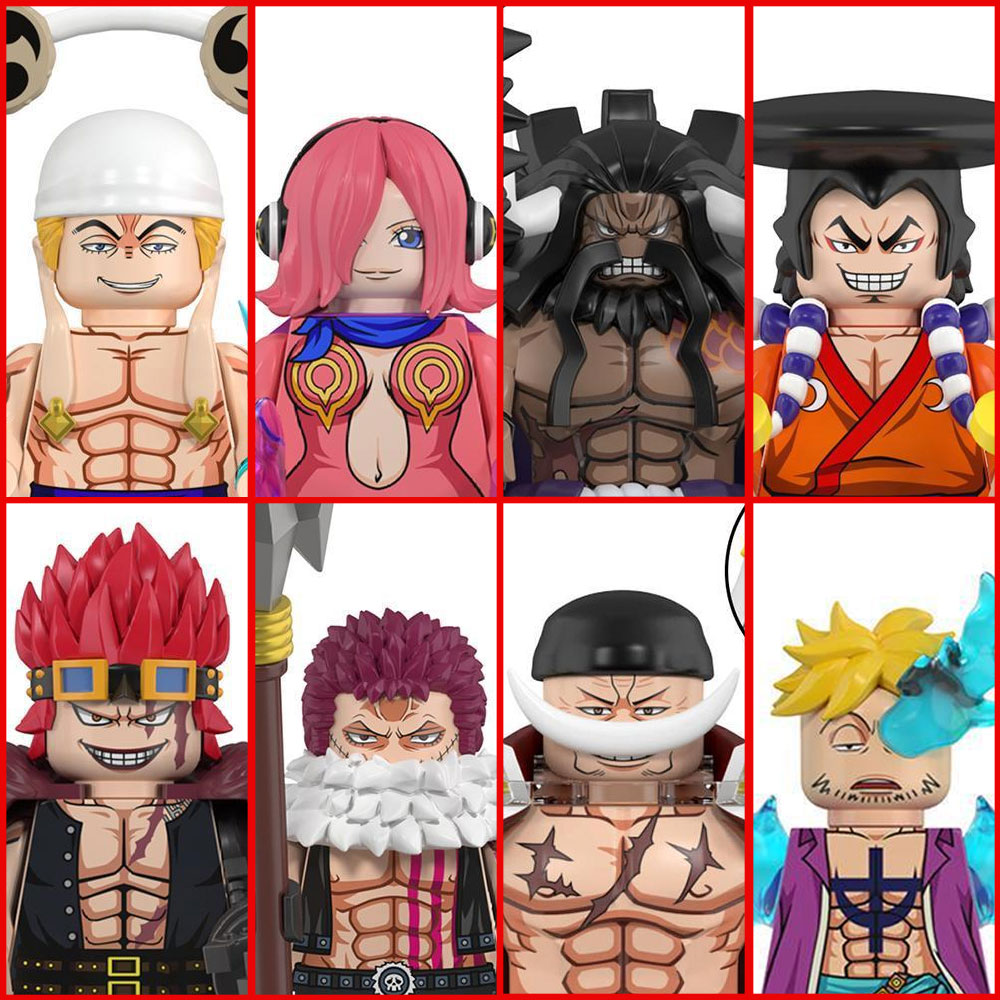 Kids Toys Blocks - Minifigure da Costruzione One Piece 8