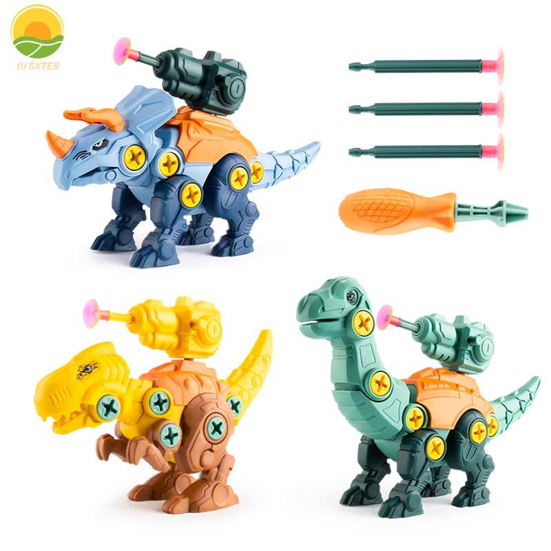 Dinosaur Figurine Set - Dinosauri per bambini Monte Costruttore Set