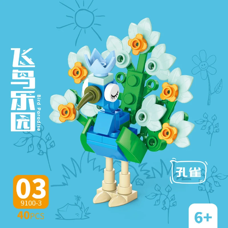 Kids Toys Blocks - Kit di Costruzioni 10in1 con Mattoncini