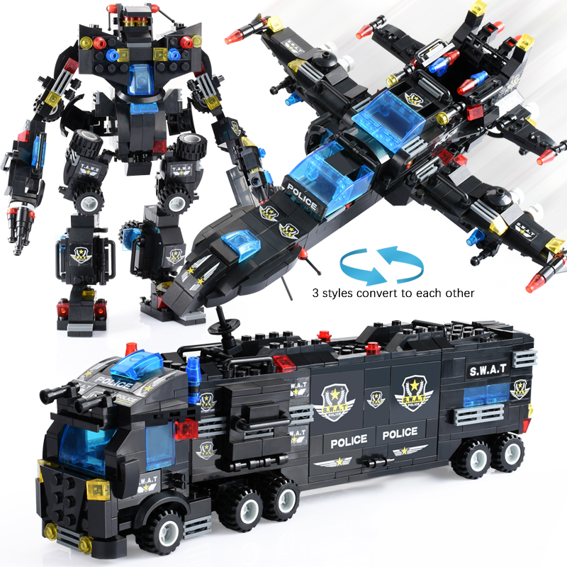 825 + PCS Creativo di Polizia  - Kids Toys Under £5 recensione e prezzo