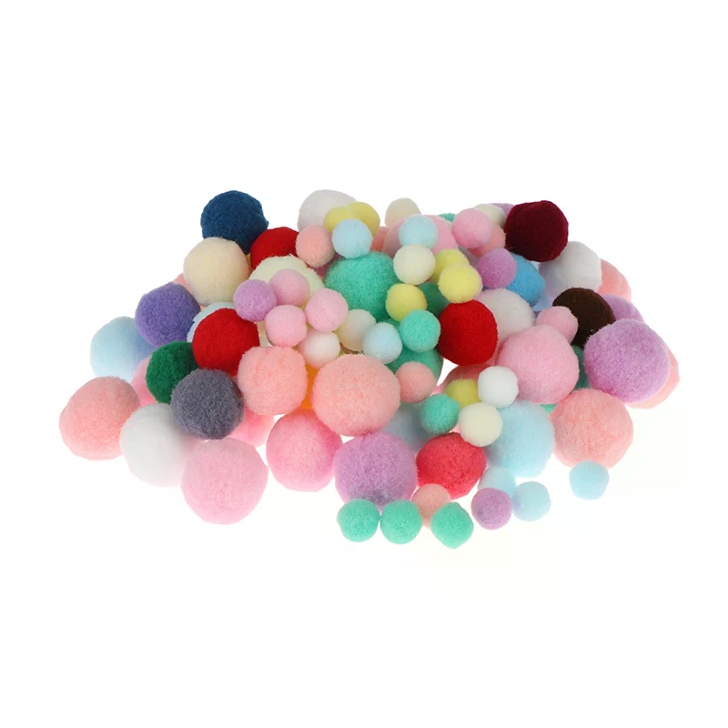 100 Pezzi Pompon Morbidi e Sof - Kid Toys And Craft recensione e prezzo